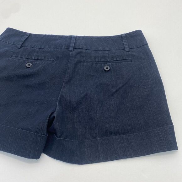 7th Avenue New York &‎ Company Women’s Stretch Chino Shorts Size 8 Blue Pockets - Picture 14 of 15